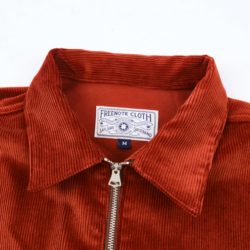 Meeks Jacket Terracotta Corduroy