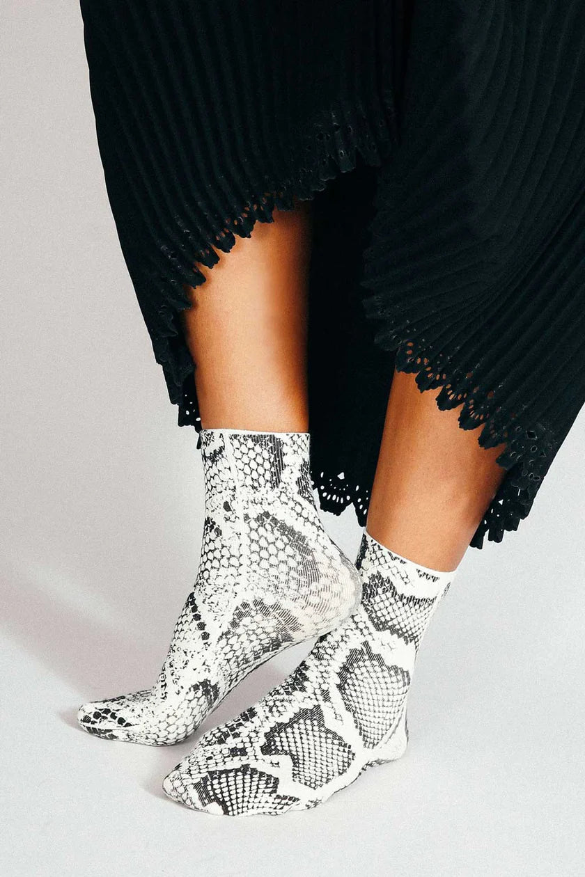 Yoshi Animal Printed Ankle Sock - Mamba