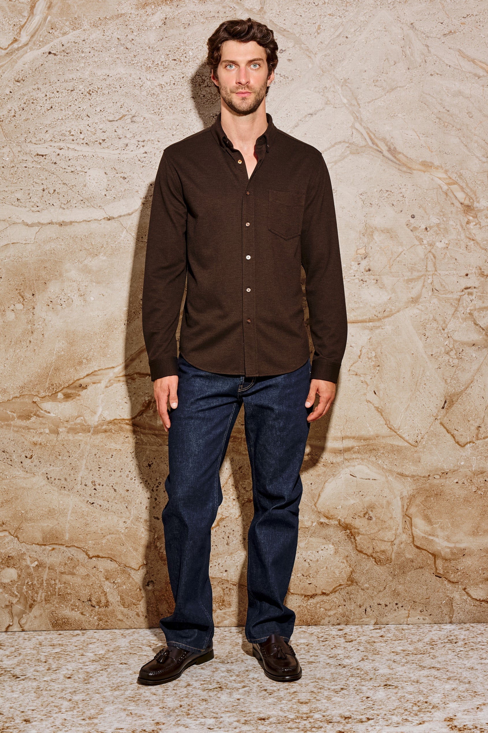 Vincent Shirt Espresso