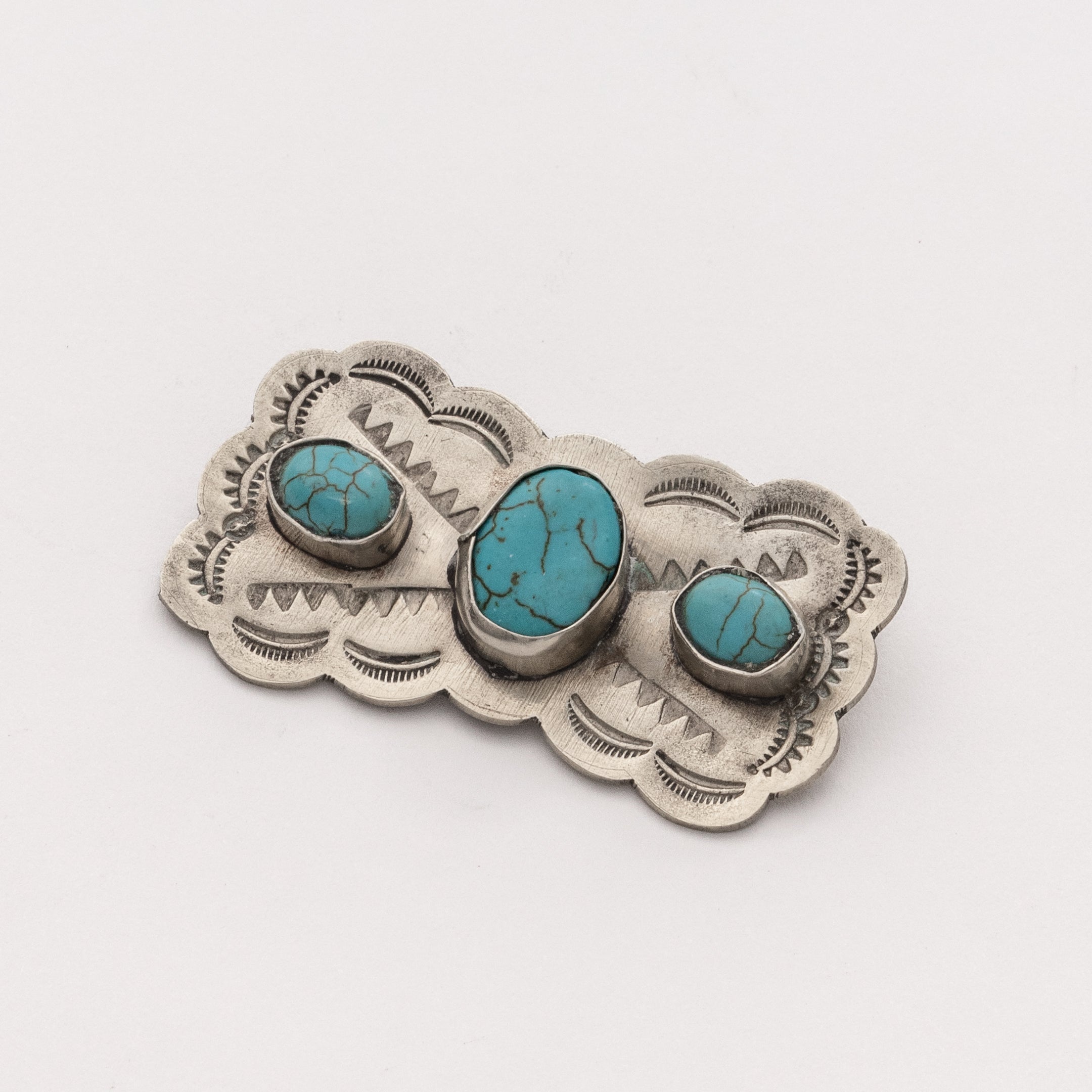WJA-086-04 MARIPOSA PIN W/ TURQ.