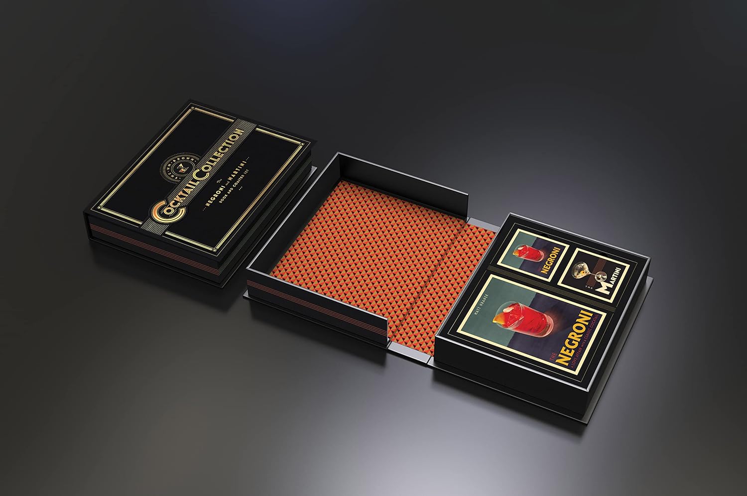 The Wm Brown Cocktail Collection: The Negroni and The Martini: Book and Coaster Set