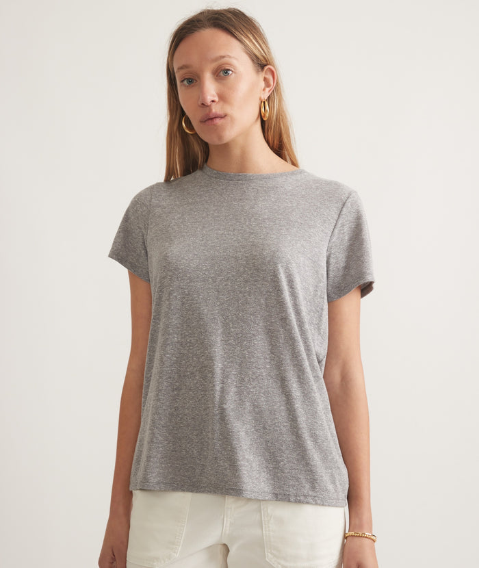 Easy Crew Tee - Heather Grey