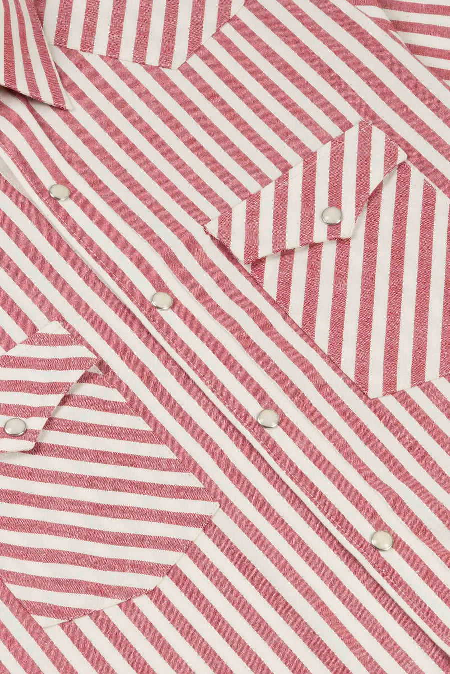 West Major Chambray Slub Red Stripe