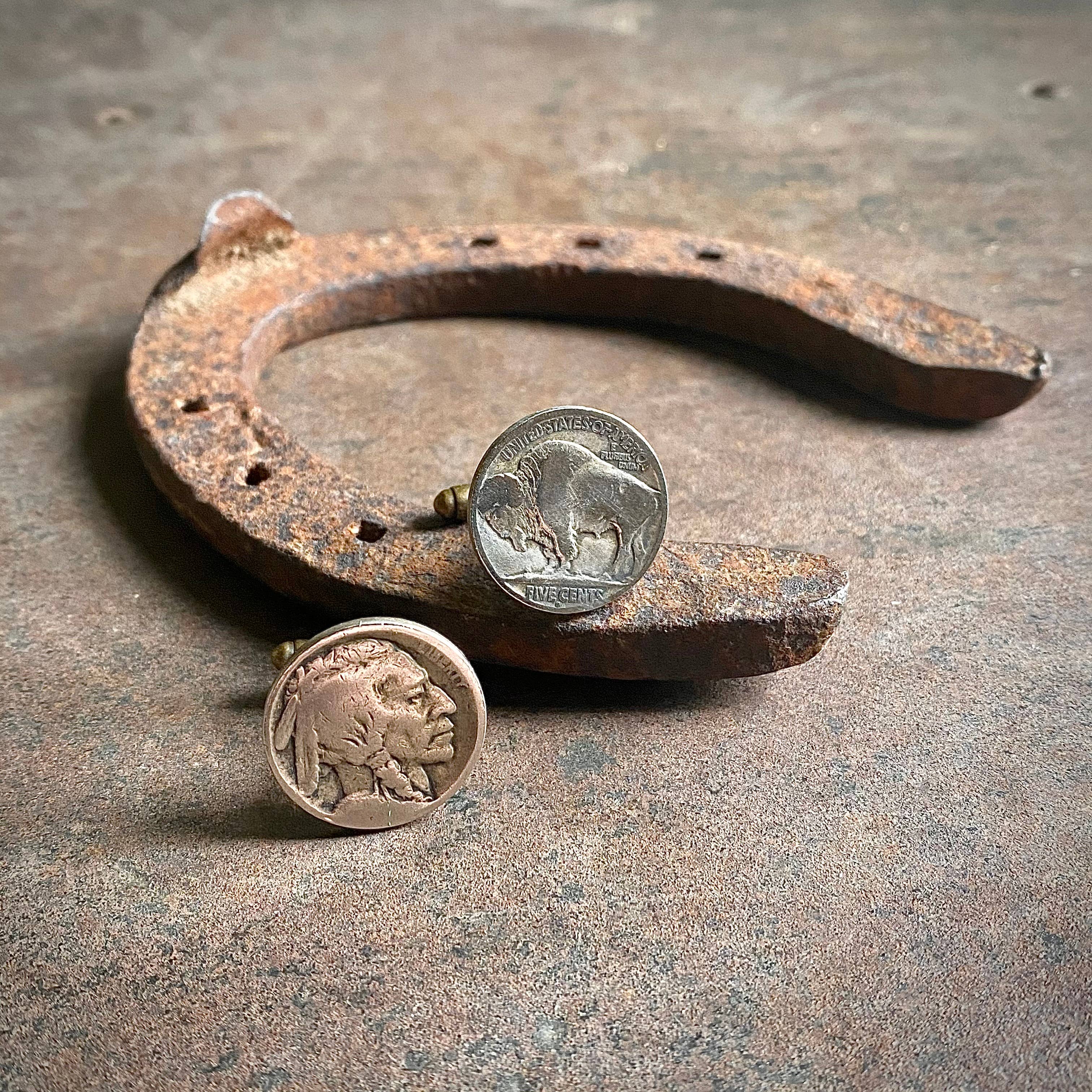 Buffalo Nickel Cuff Links