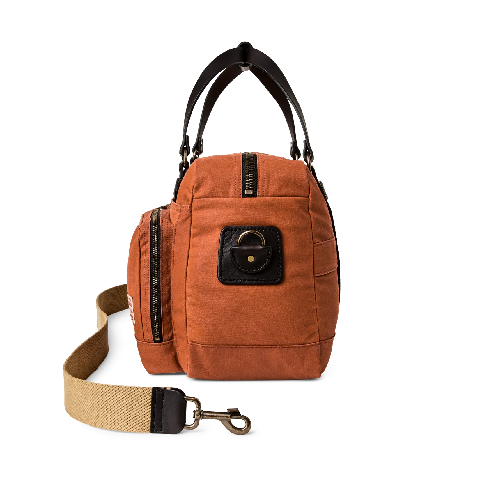 48 HOUR TIN CLOTH DUFFLE BAG - RUST
