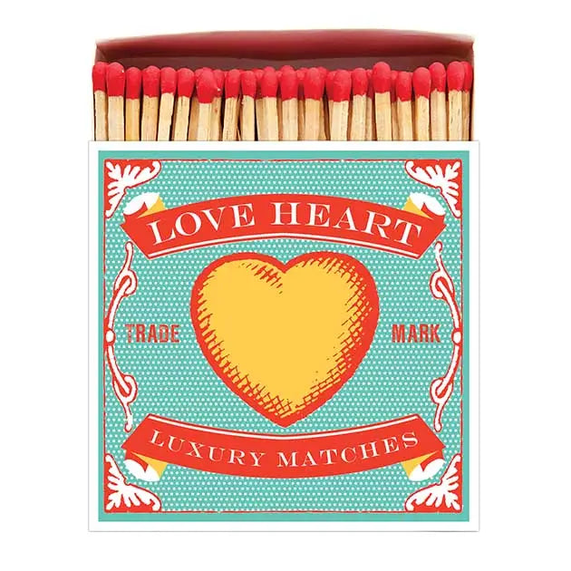 Love Heart | Square - Safety Matches