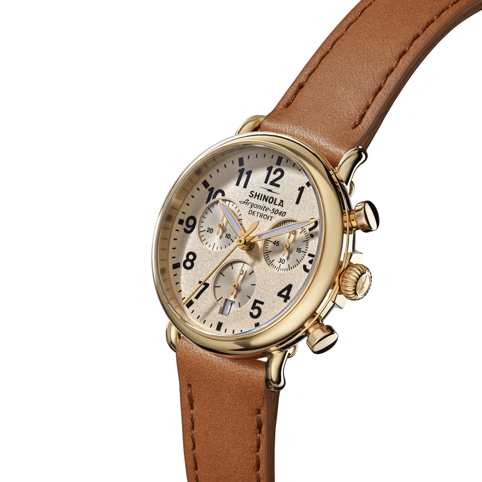Shinola Runwell Chronograph Watch-Cream 37mm