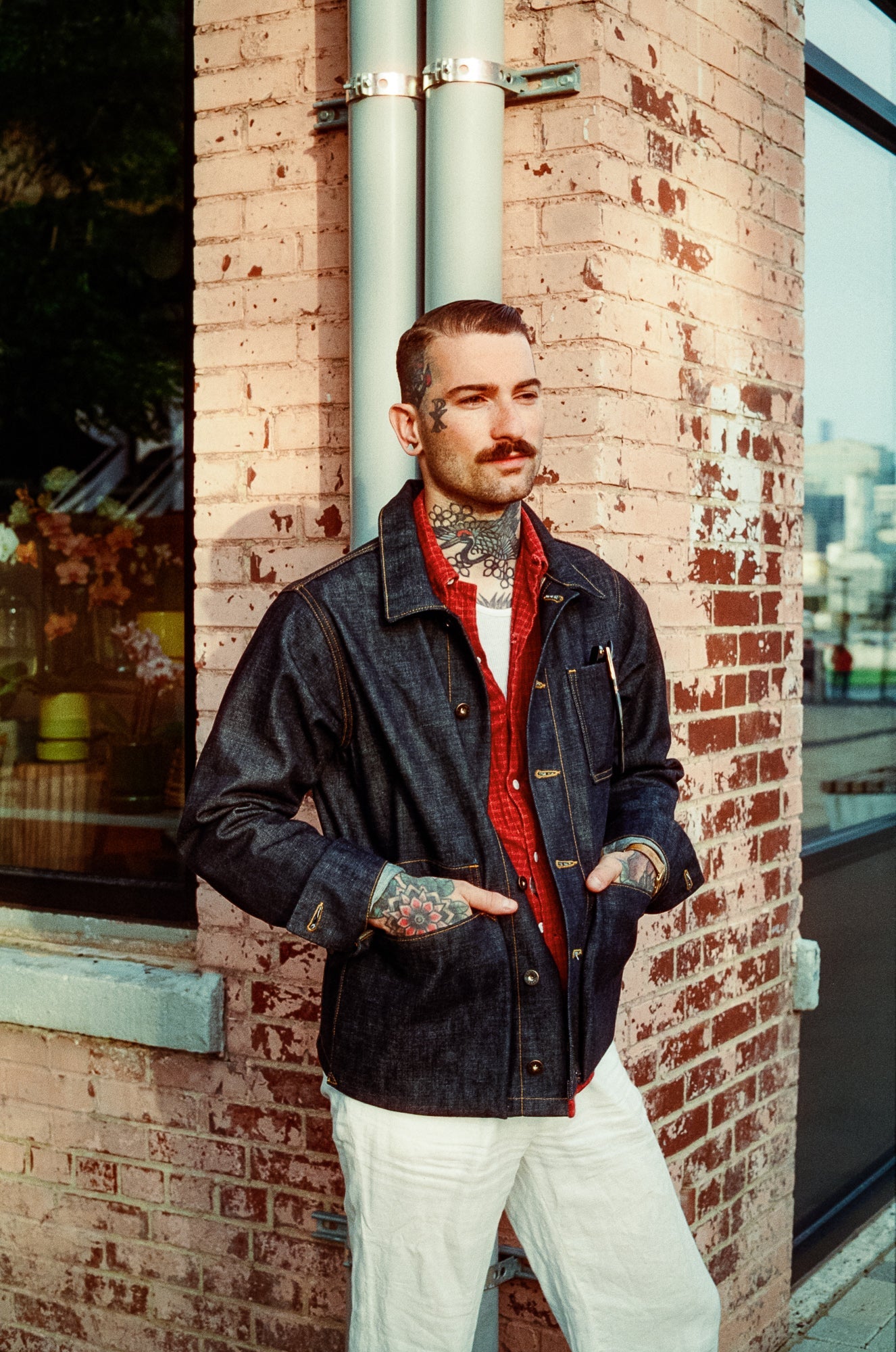Amos Chore Coat - Rigid 15oz Japanese Selvedge Denim