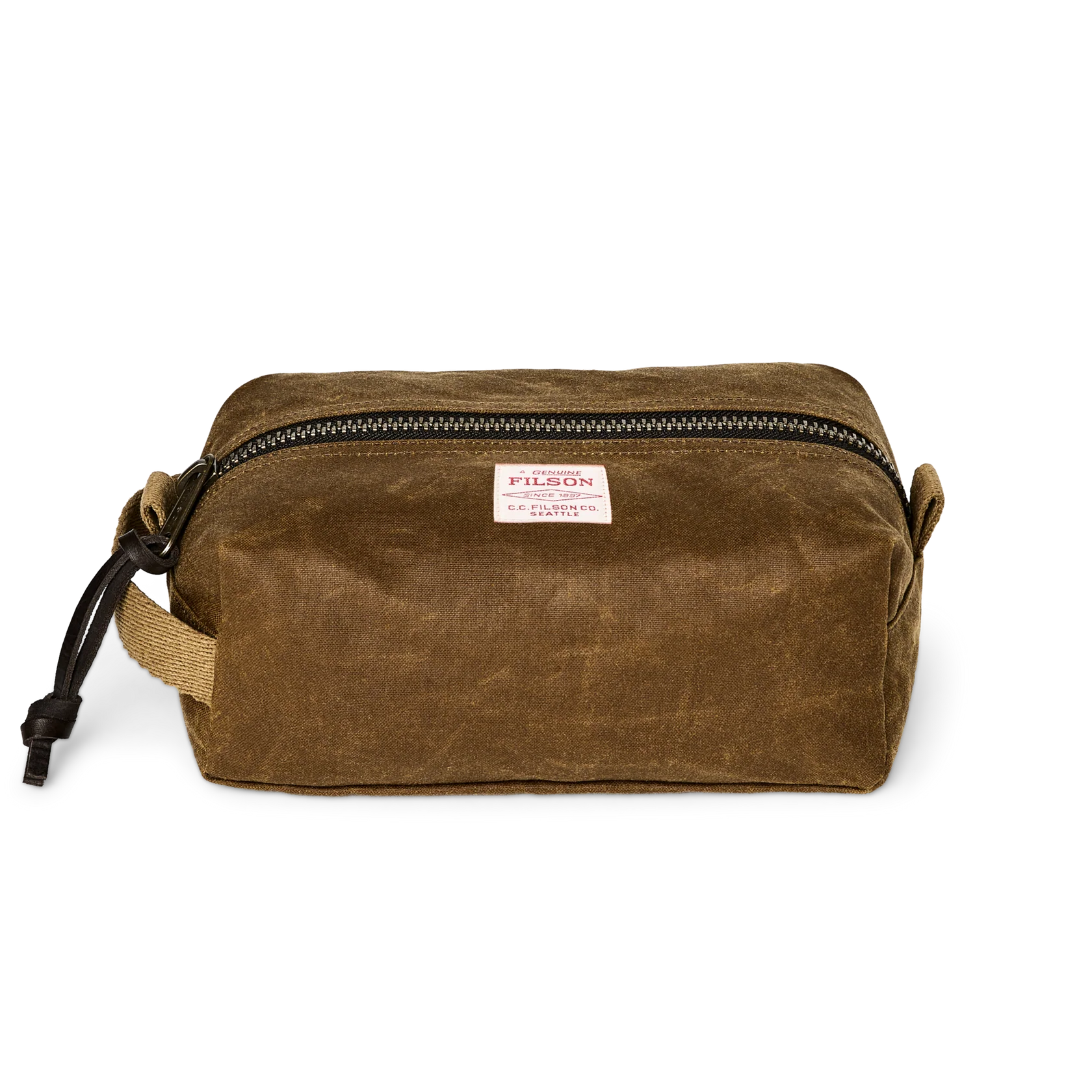TIN CLOTH TRAVEL KIT - DARK TAN