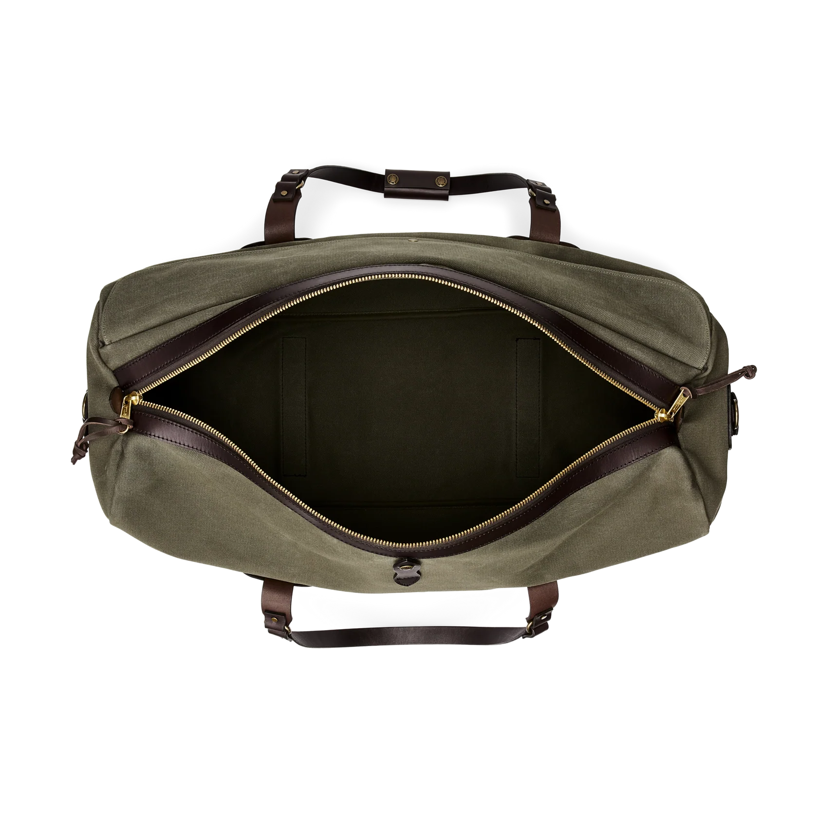 LARGE RUGGED TWILL DUFFLE - OTTER GREEN