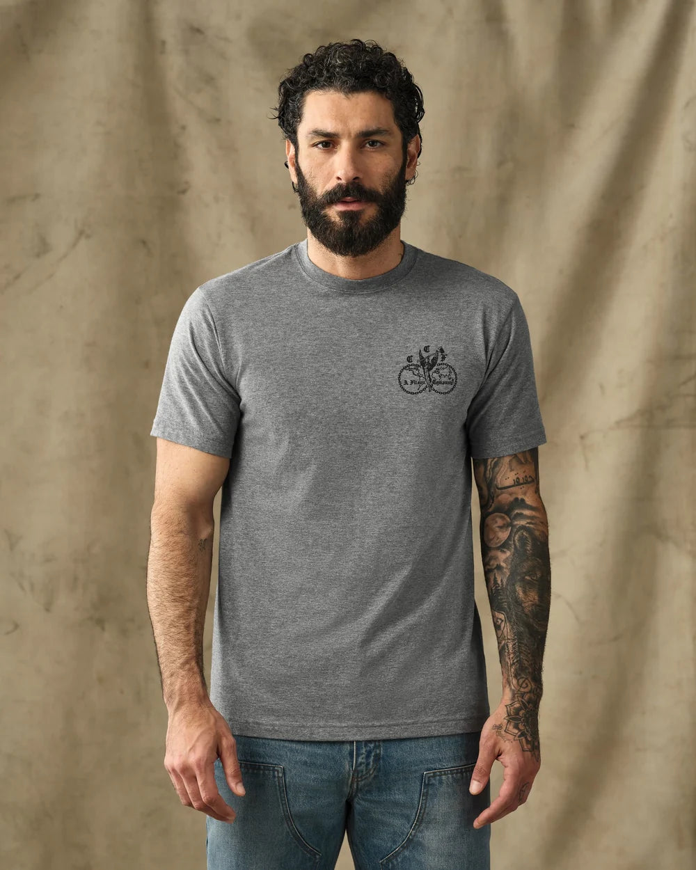 Union Graphic T-Shirt - Dark Gray Heather