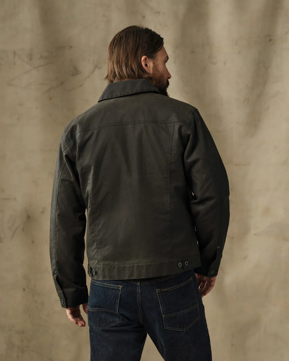 Tin Cloth Short Lined Cruiser Jacket - Beluga