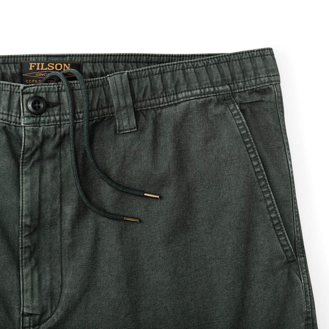 OAKVILLE CANVAS SHORTS - GRAVEL