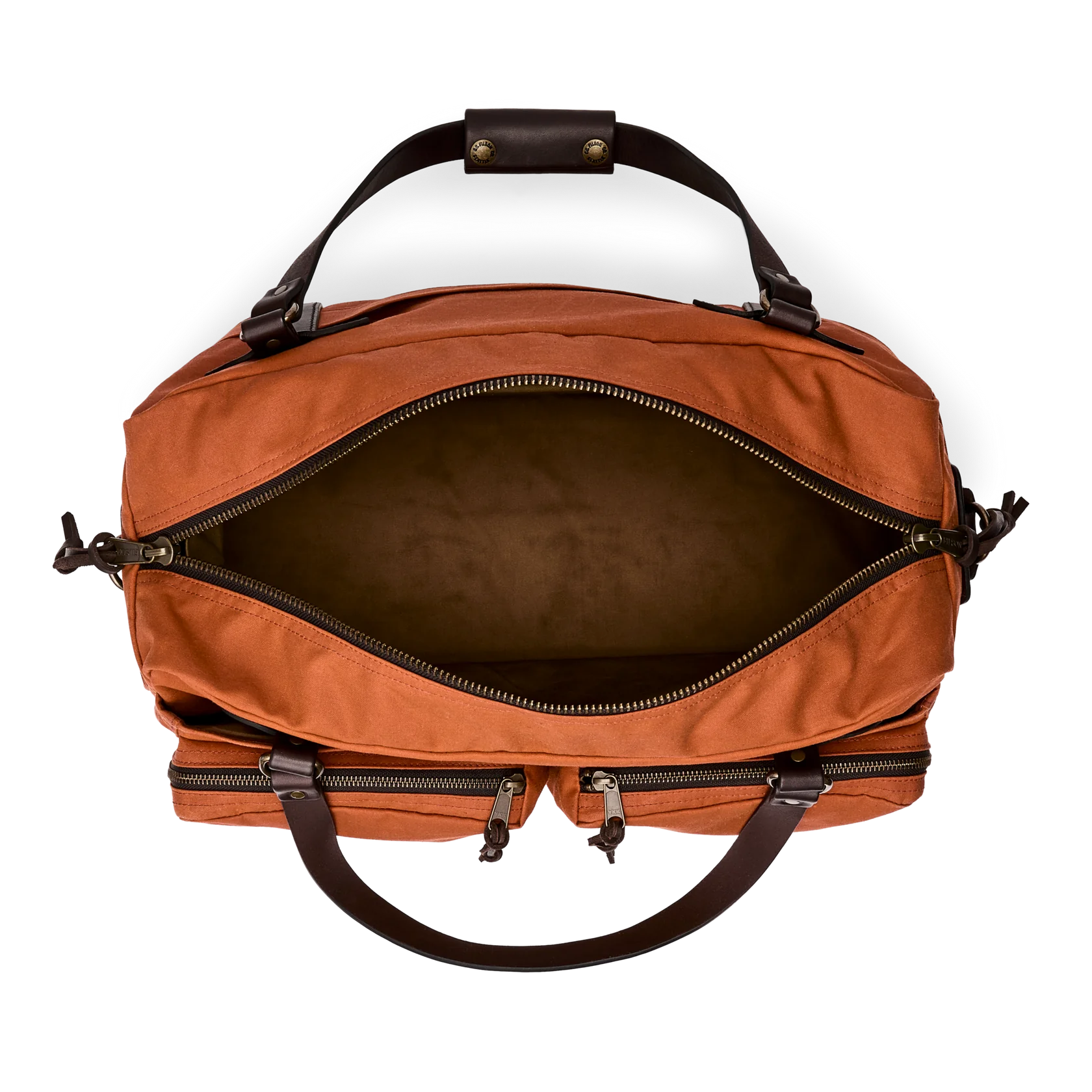 48 HOUR TIN CLOTH DUFFLE BAG - RUST