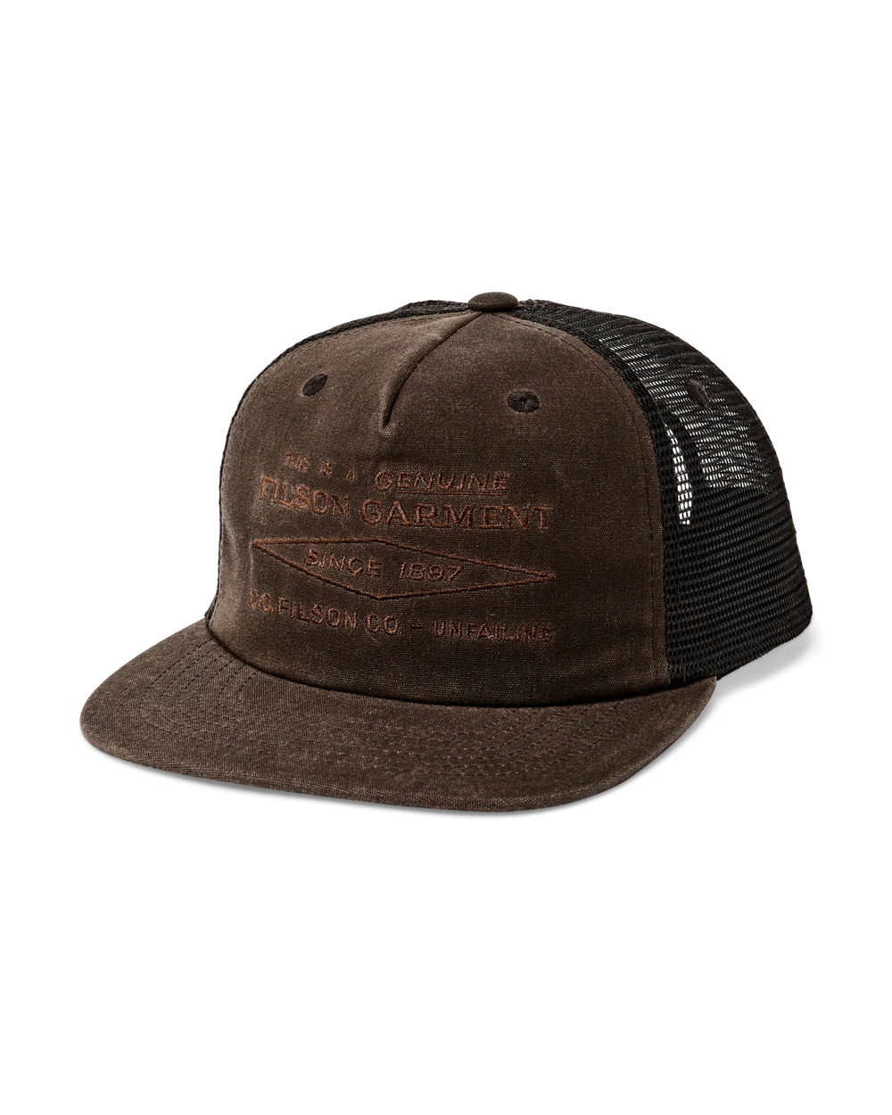 Diamond Trucker Mesh Cap-Brown