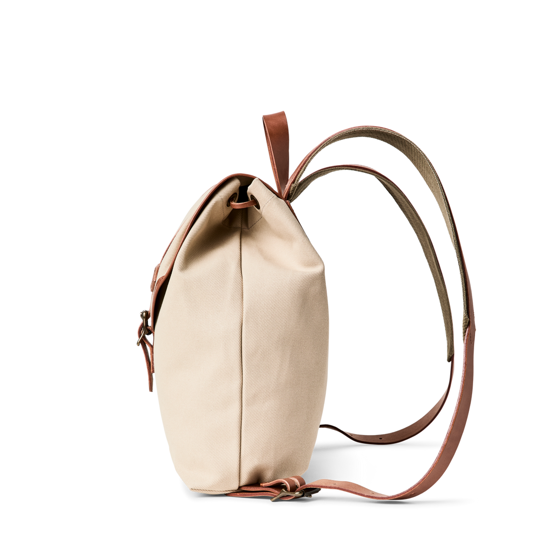 Rugged Twill Drawstring Backpack - Feather Gray