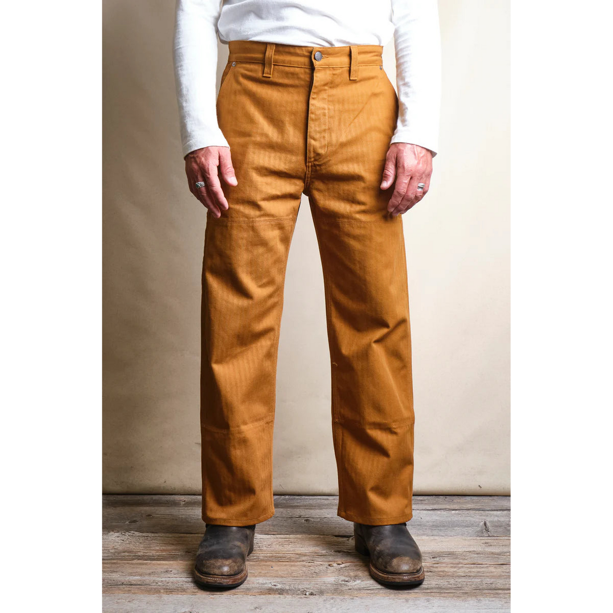 Ortega Pant 13 Ounce Rust Herringbone