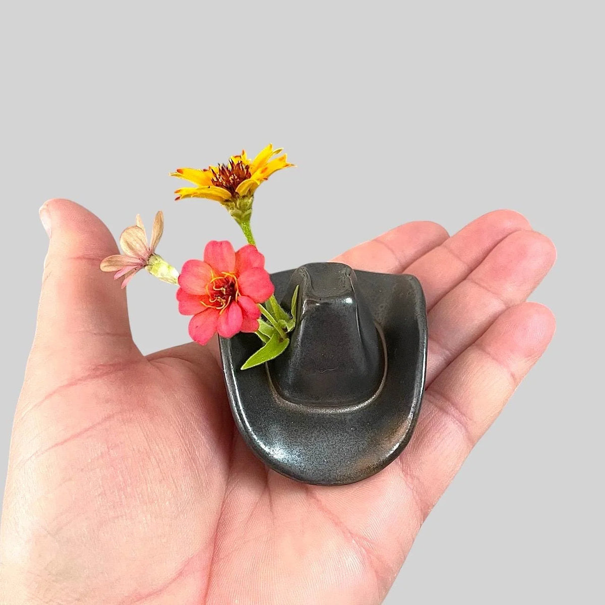 Ceramic Cowboy Hat Decor: Western Home Accent