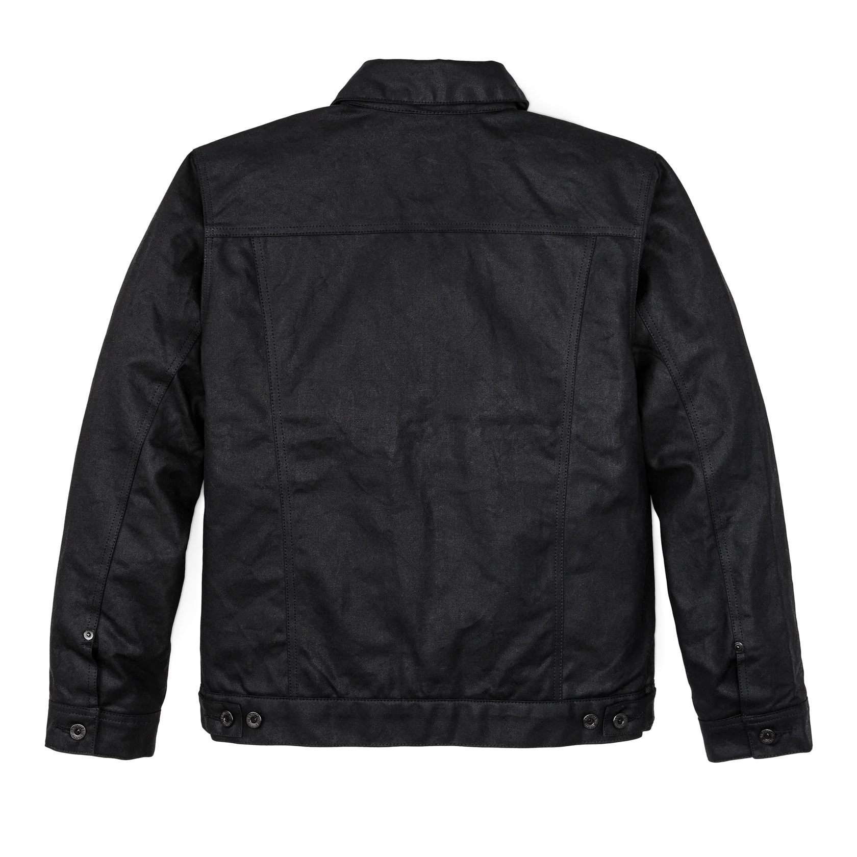 TIN CLOTH SHORT LINED CRUISER JACKET - BLACK