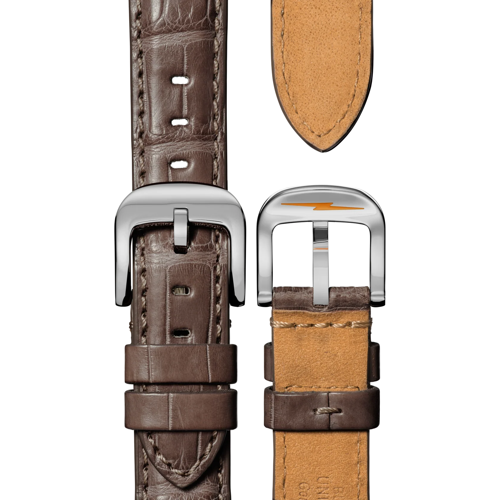 Canfield Watch 38mm - Gray Brown / Alligator Strap