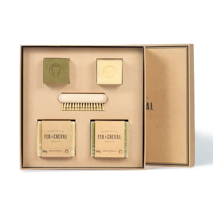 Pure Soap Gift Set with Nail Brush