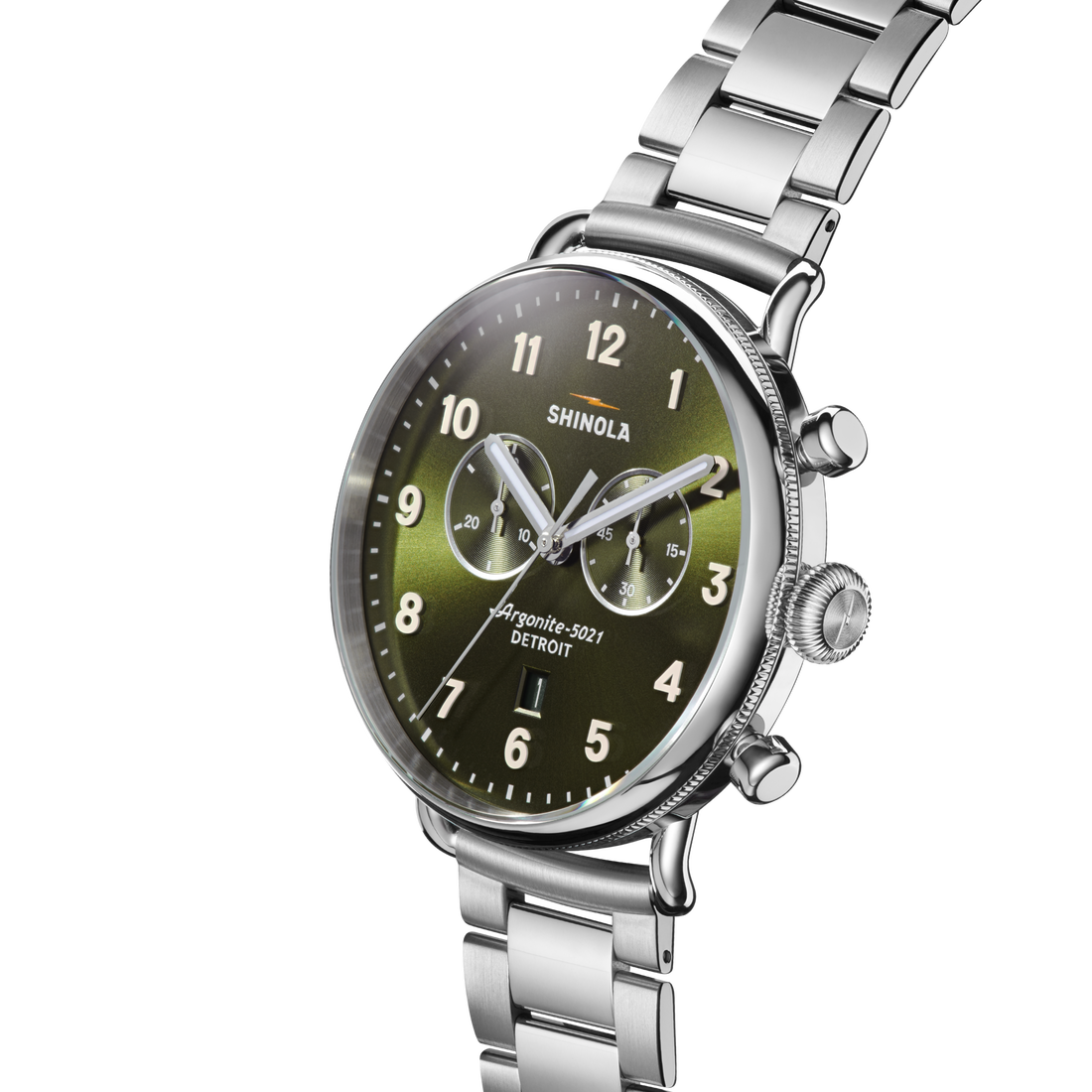 Canfield Chronograph Watch-Dark Olive