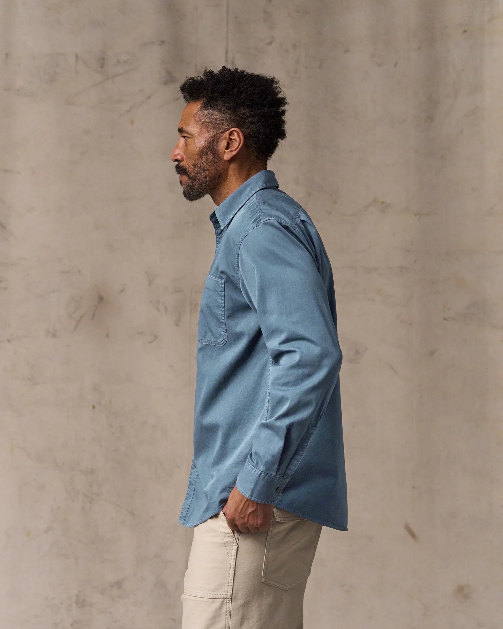 4.5-oz. Twill Shirt - Orion Blue