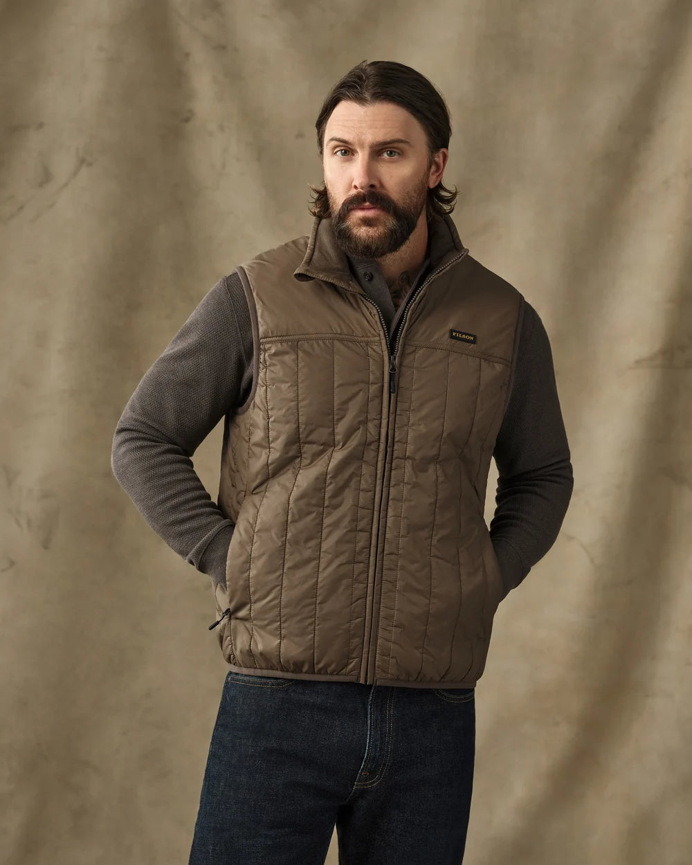 FILSON ULTRALIGHT VEST - Teak