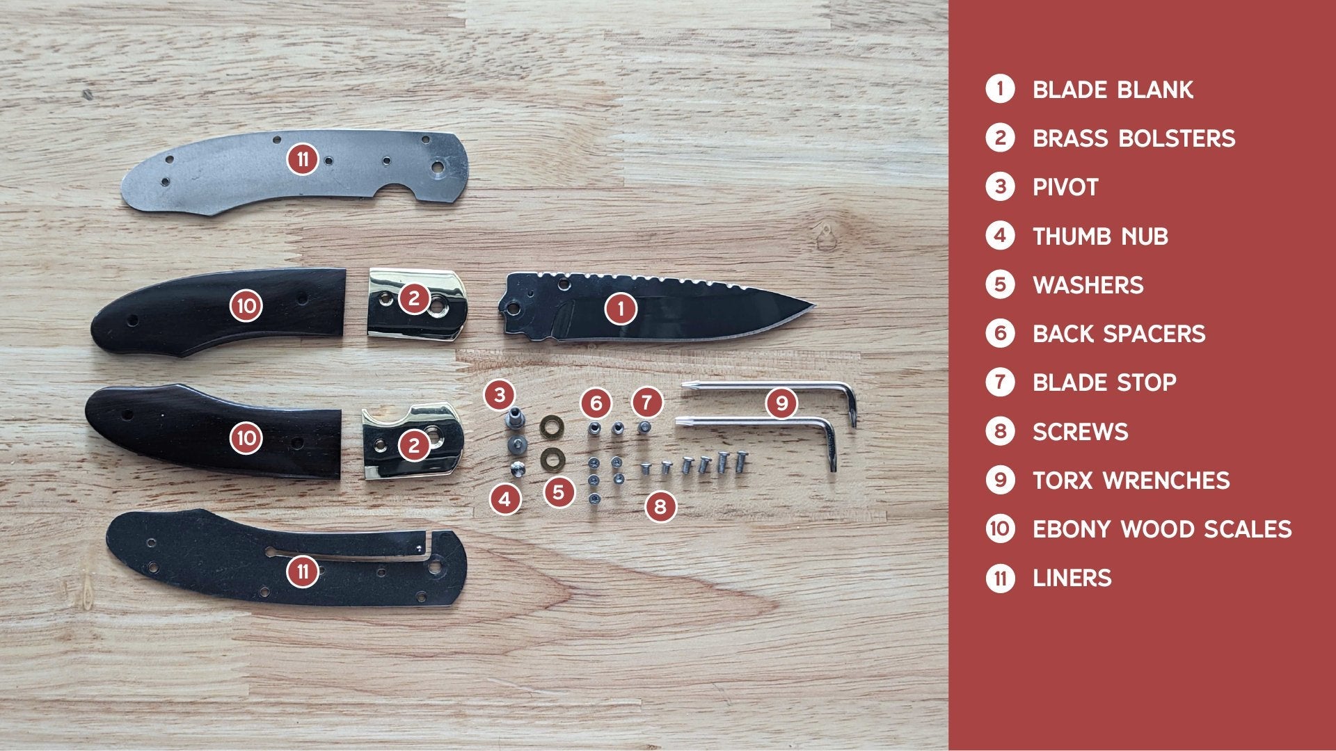 Classic Folding Knife Making Kit