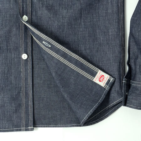 11.4 oz Indigo Double Weave Shirt