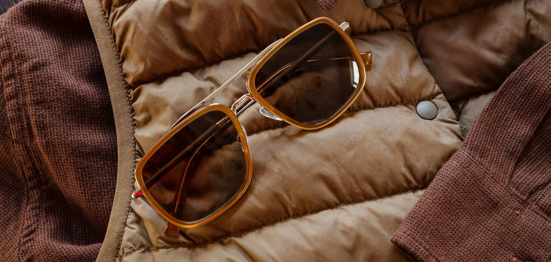 Grant: Caramel & Gold // Walnut - Brown Fade Polarized