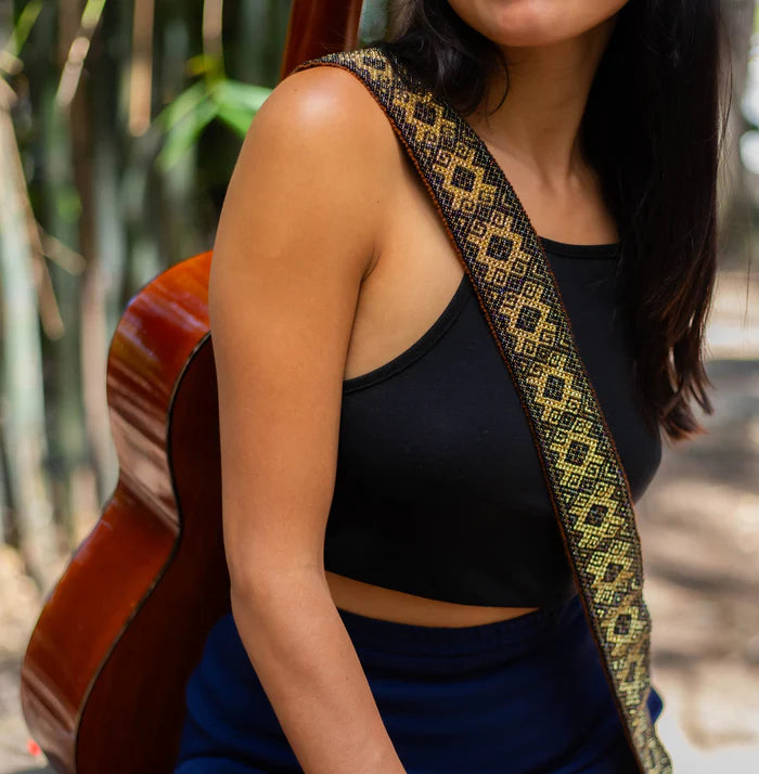 Handmade Beaded Guitar Strap