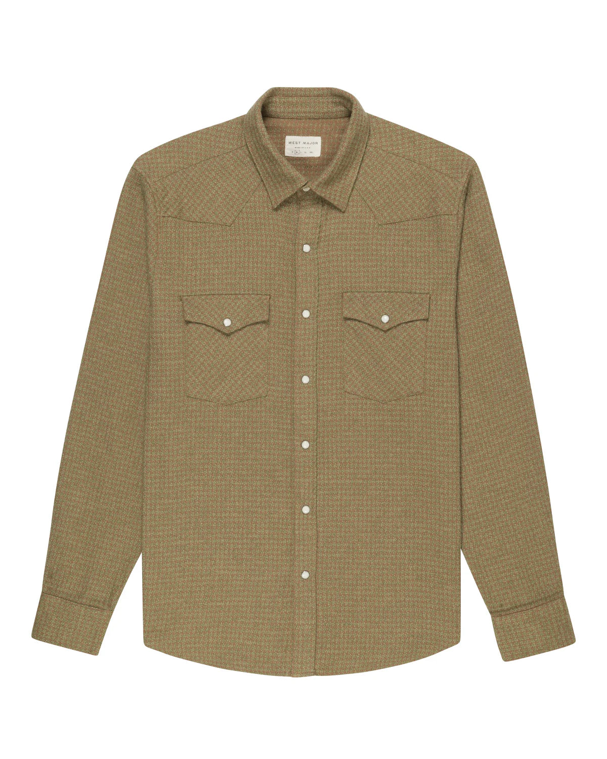 Houndstooth Flannel-Moss