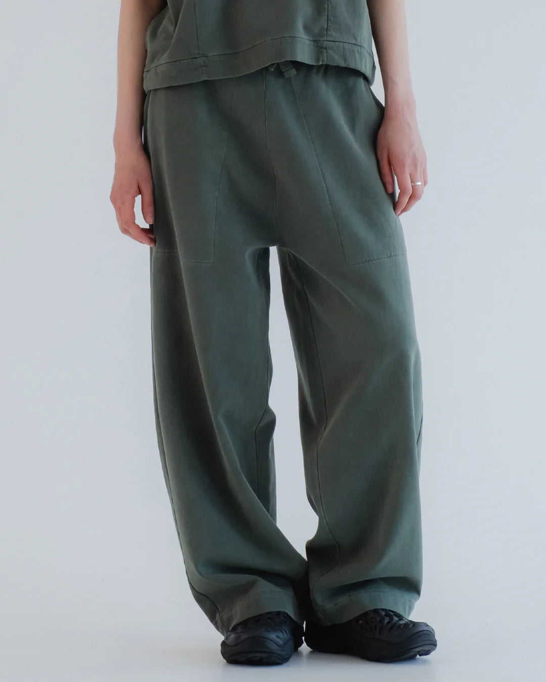 G.o.D. Reformer Pants Twill Jersey Forest Green