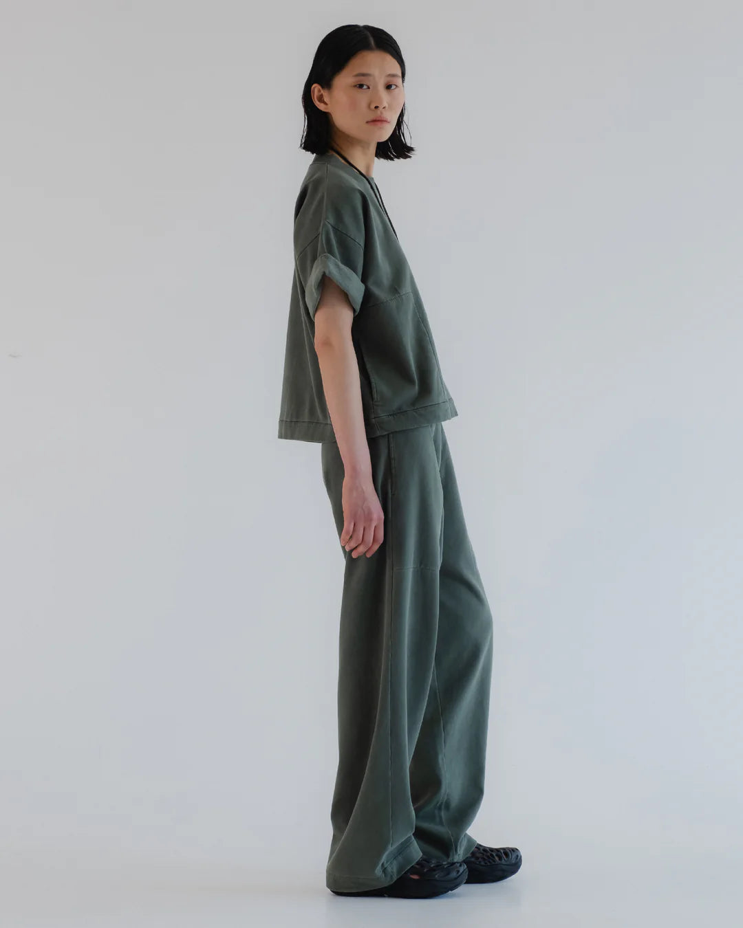 G.o.D. Reformer Pants Twill Jersey Forest Green