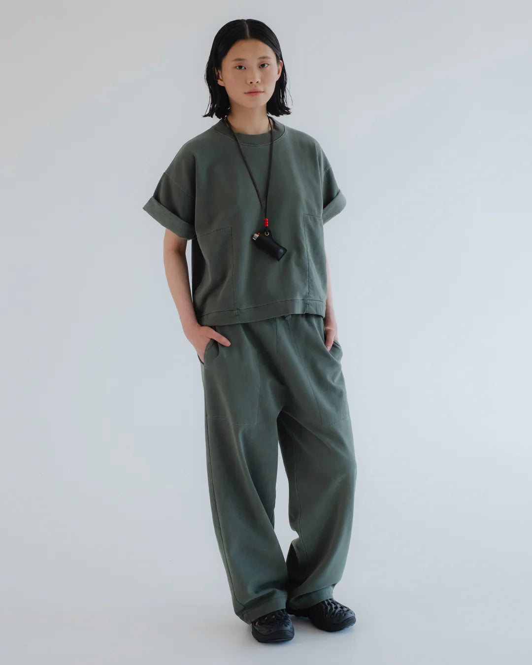 G.o.D. Reformer Pants Twill Jersey Forest Green