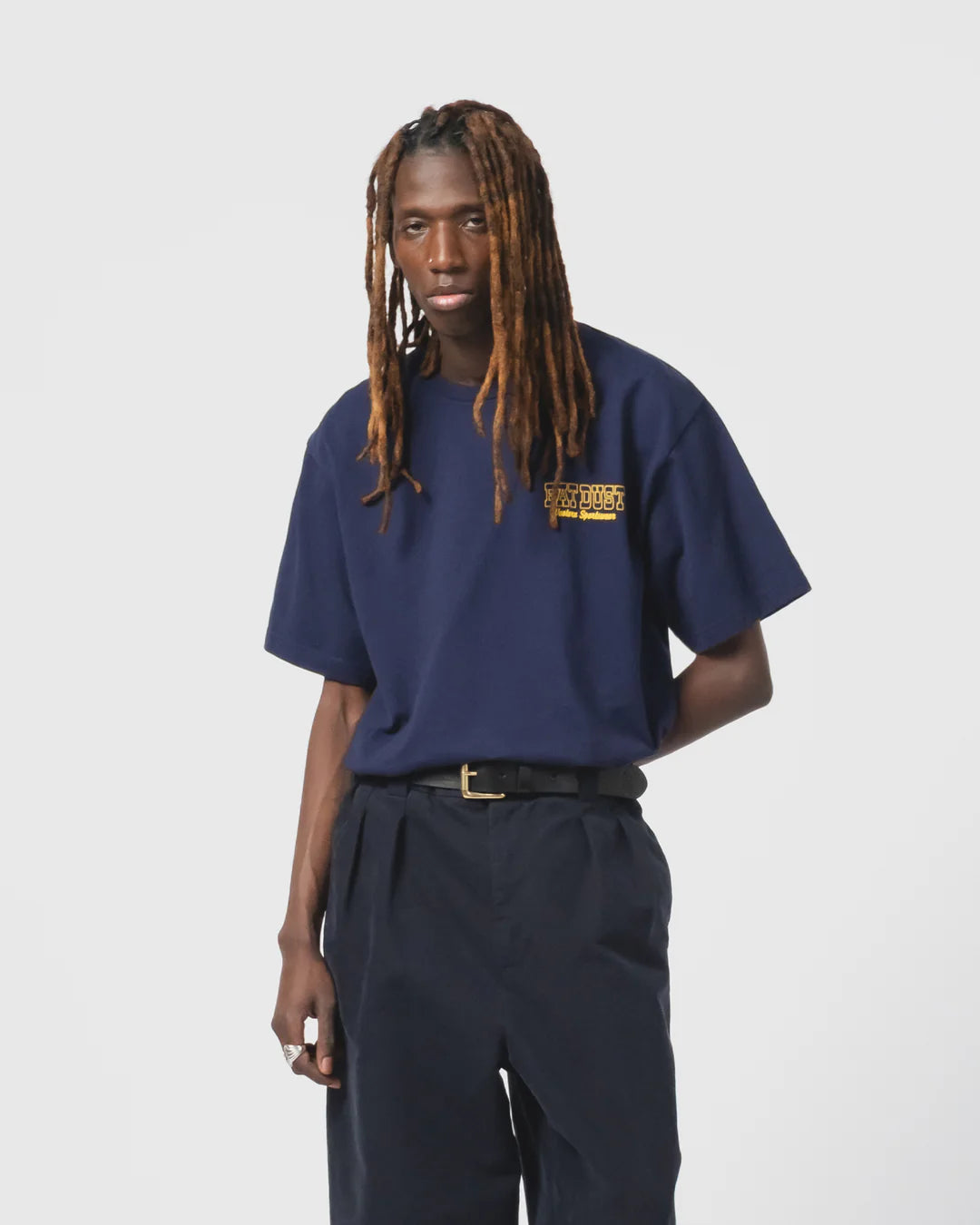 Flying Boots Tee Open End Indigo