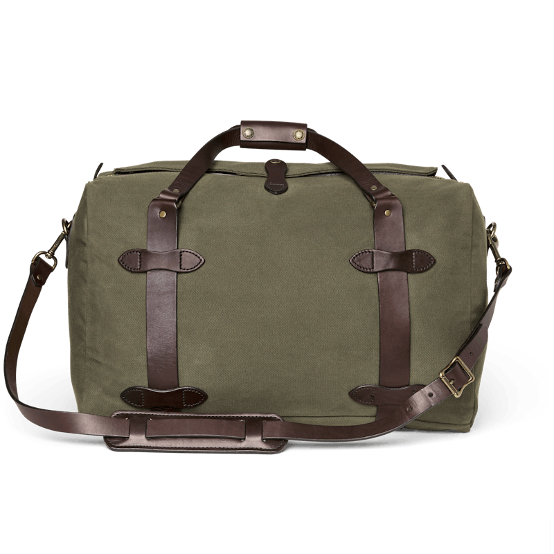 RUGGED TWILL MEDIUM DUFFLE BAG - OTTER GREEN