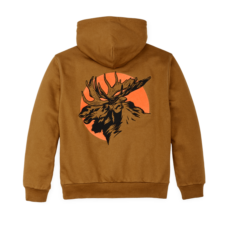 PROSPECTOR EMBROIDERED HOODIE - Tapenade / Moose Sun