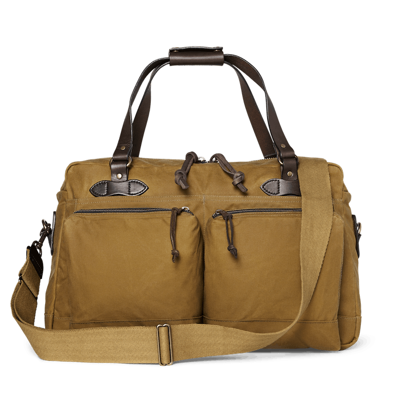 48 HOUR TIN CLOTH DUFFLE BAG - DARK TAN