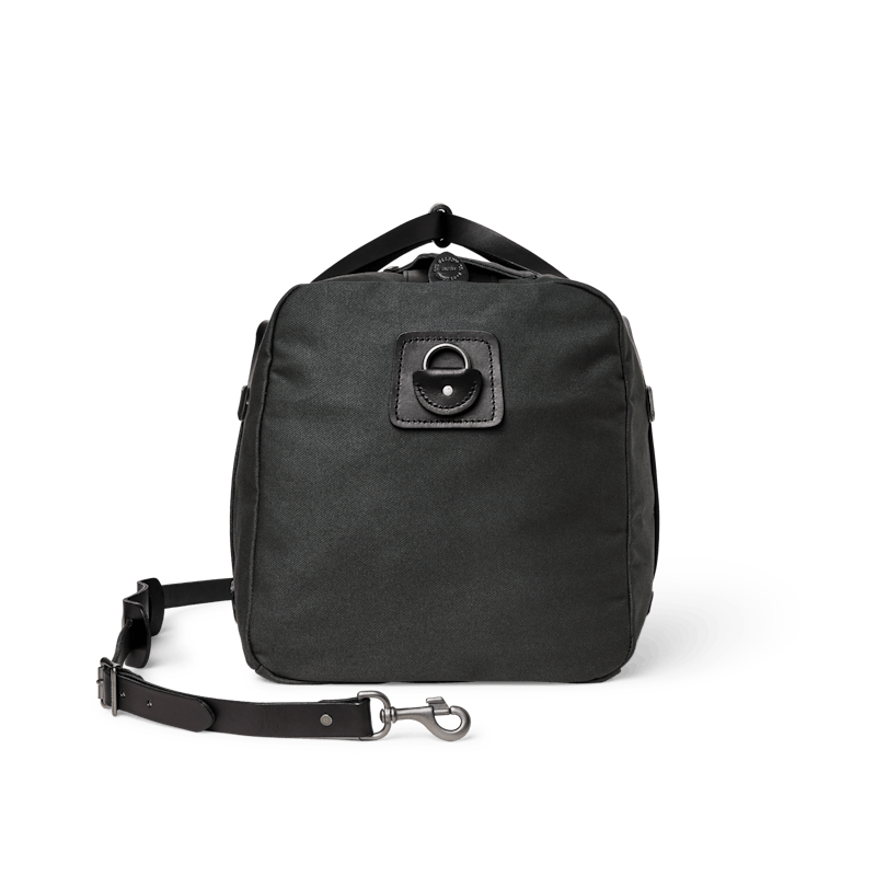 MEDIUM RUGGED TWILL DUFFLE BAG - FADED BLACK