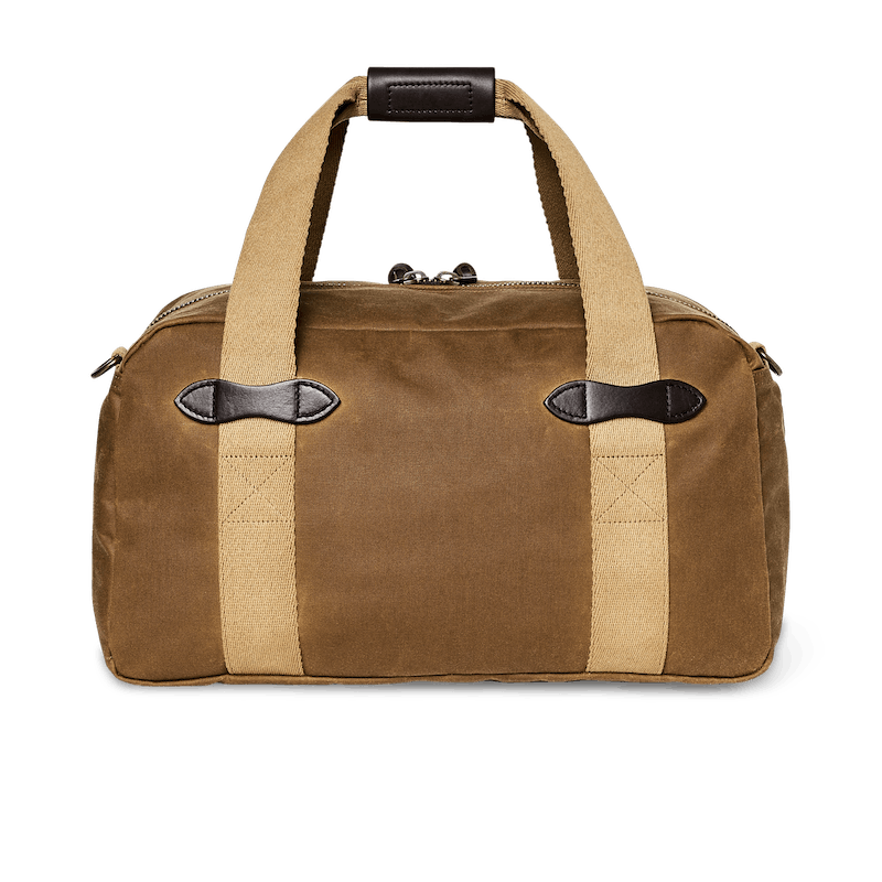 SMALL TIN CLOTH DUFFLE BAG - DARK TAN