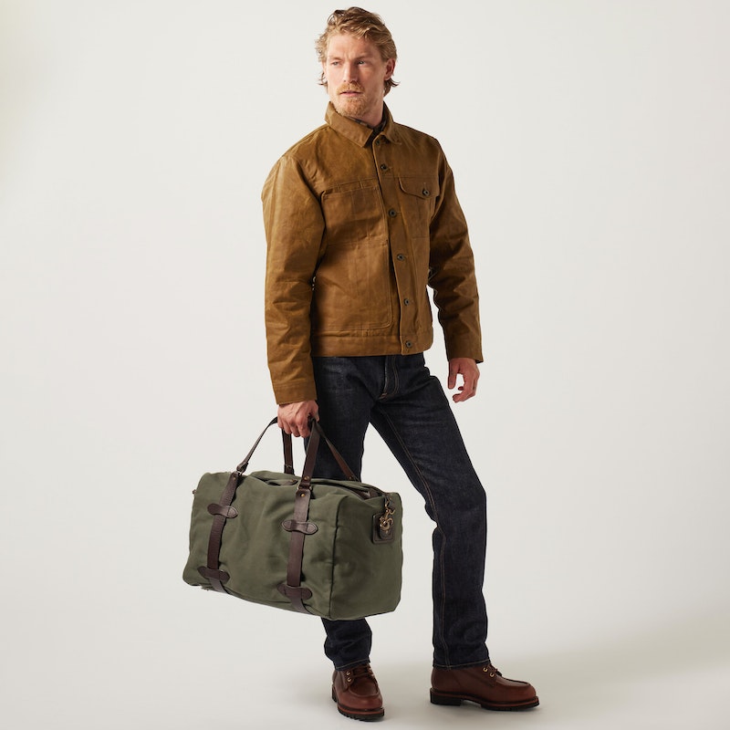 RUGGED TWILL MEDIUM DUFFLE BAG - OTTER GREEN