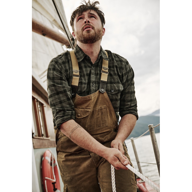 ALASKAN GUIDE SHIRT - Otter Green/Black Plaid