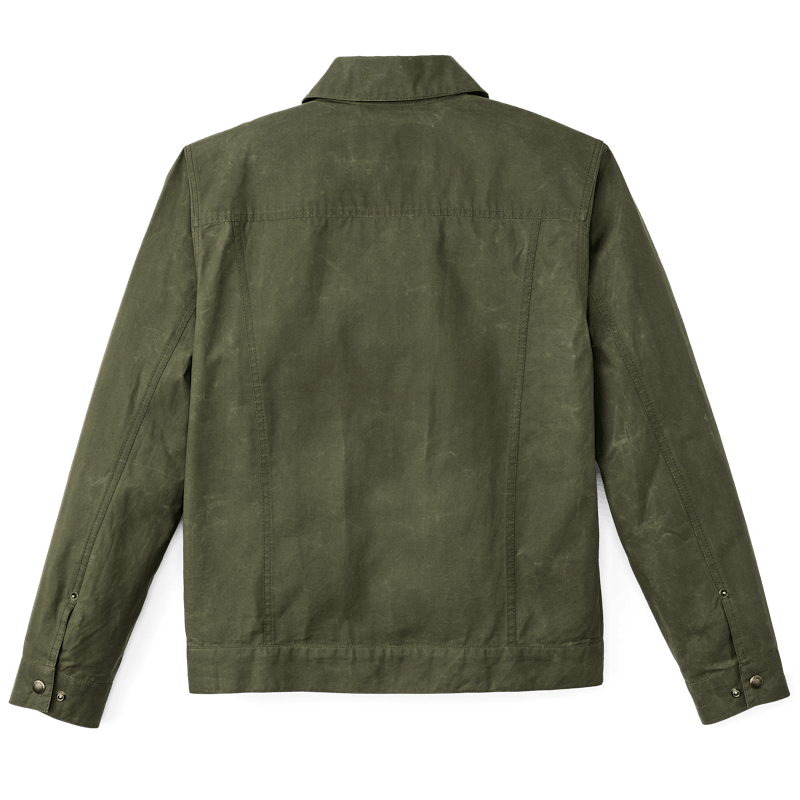 Dry Wax Short Cruiser Jacket - Olive
