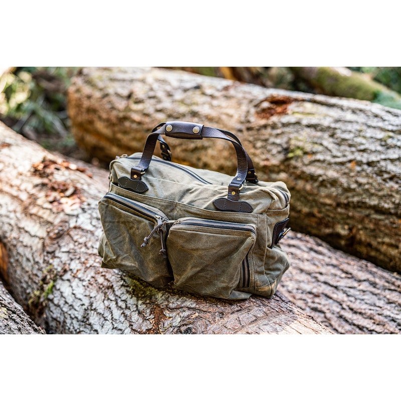 48 HOUR TIN CLOTH DUFFLE BAG - DARK TAN