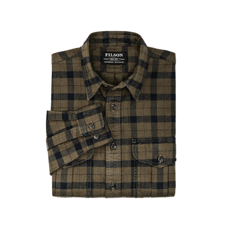 ALASKAN GUIDE SHIRT - Otter Green/Black Plaid