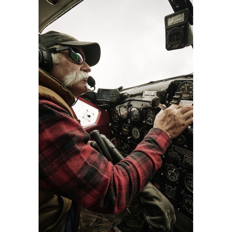 VINTAGE FLANNEL WORK SHIRT - Red Oak Ombre