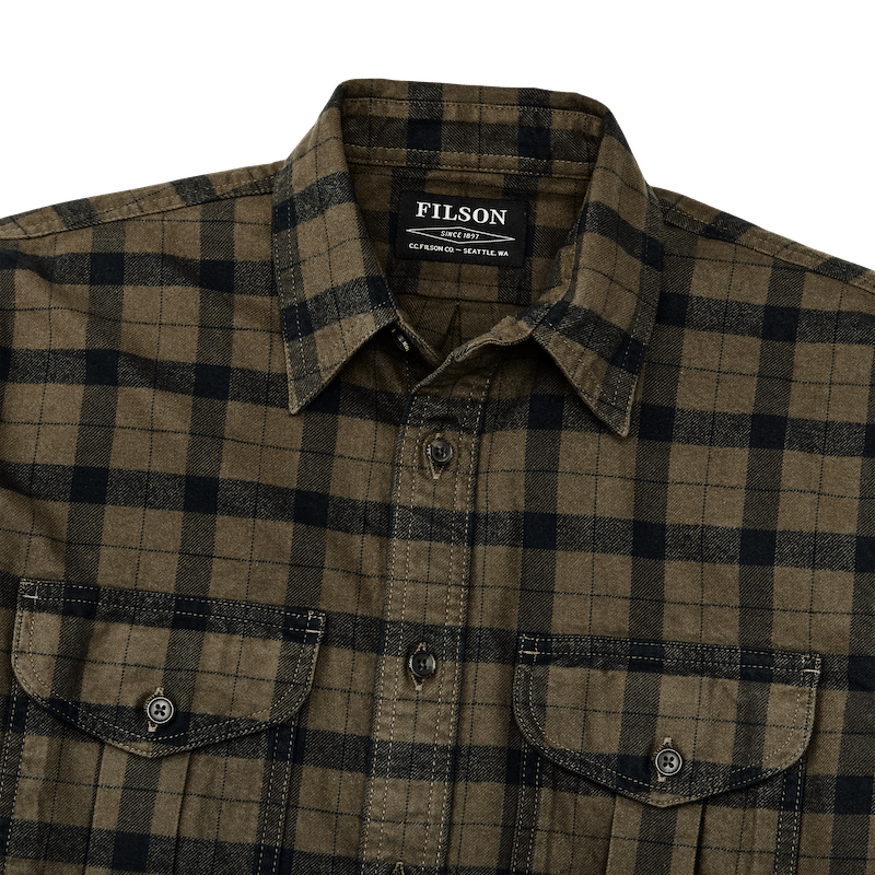 ALASKAN GUIDE SHIRT - Otter Green/Black Plaid