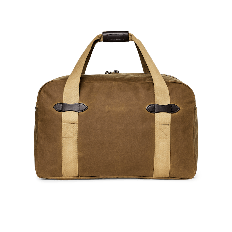 MEDIUM TIN CLOTH DUFFLE BAG - DARK TAN